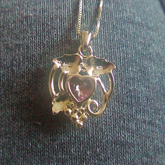 NWT, PRICE FIRM/18KT GOLD OVER S.S HEART NECKLACE - Picture 9 of 15